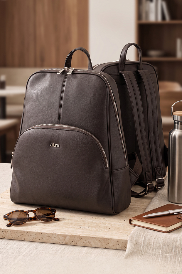 Lyra Nomad Brown Women's Backpack Urban & Functional Daily Bag