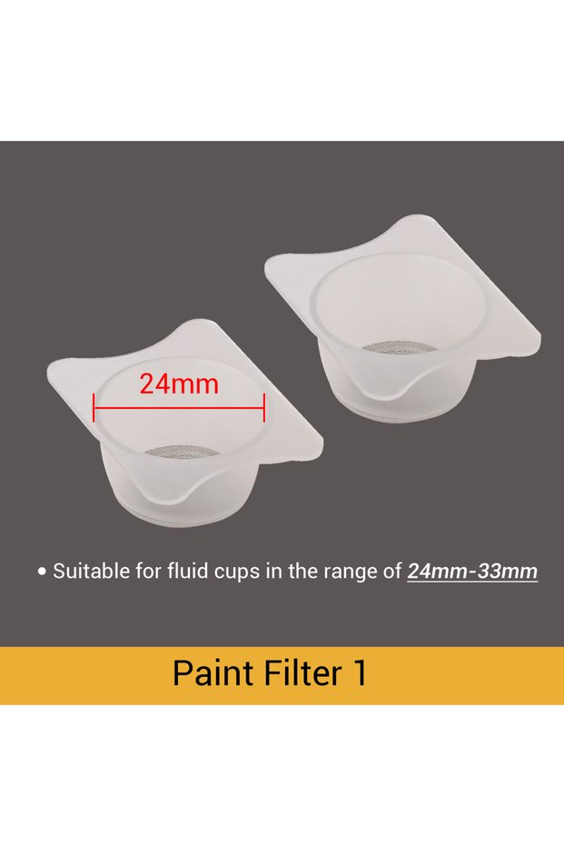 NCT-PaintFilter1 - كوب تنقية الطلاء - كوب فلتر الرش الهوائي - أداة إزالة شوائب الطلاء