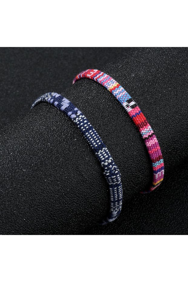 163 Men's and Women's Surfer Beach Anklet Set - Bohemian Ethnic Handmade Holiday Jewelry - Waterproo