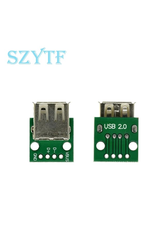 SZYTF USB 2.0 أنثى 10 قطع MICRO MINI5P منفذ USB إلى منفذ أنثى مربع من النوع B للطابعة M