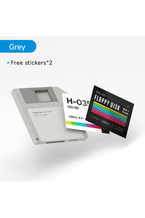 GRAY Hagibis 4.0 SD Card Reader USB C to UHS-II Memory Card Reader Micro SD High-Speed Floppy Disk 2