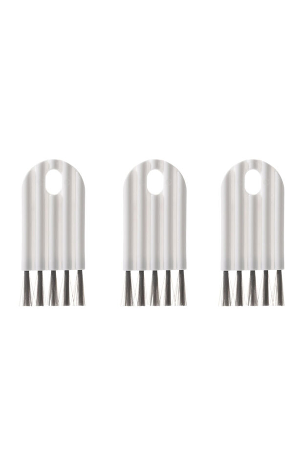 3PCS Multi-functional Flexible Mobile Phone Clean Fine Dust Cup Lid Card Slot Earphone Cleaning Brus