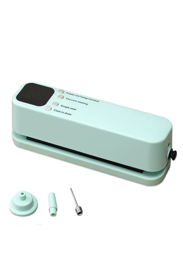 GREEN HOMEFISH Mini Wireless Rechargeable Vacuum Sealing Machine Household Food Bag Plastic Sealing