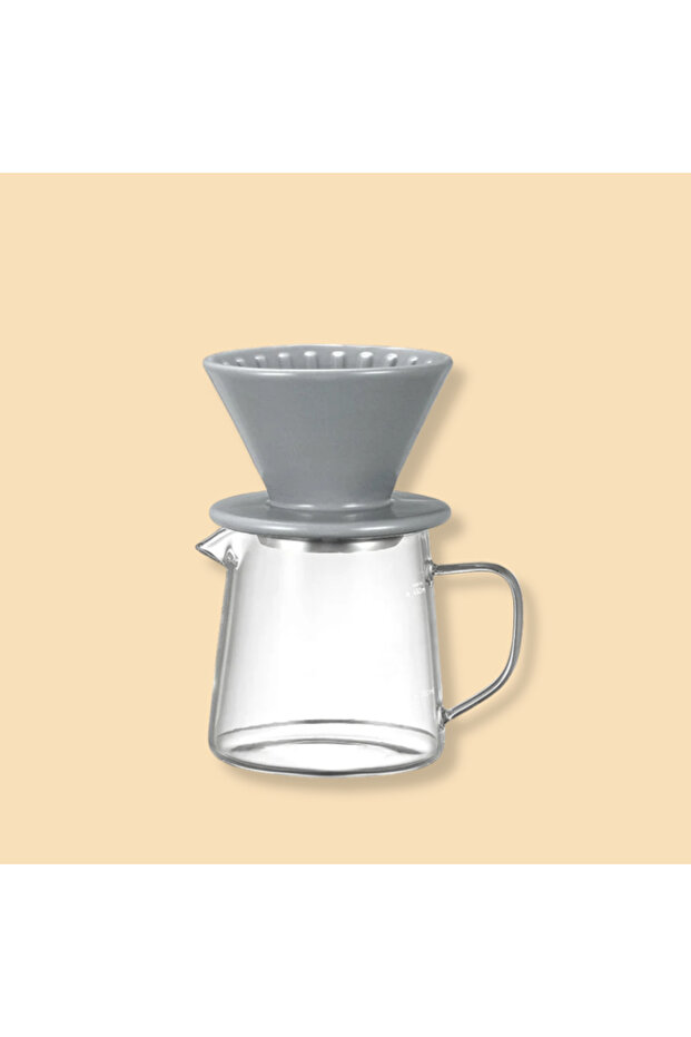 Drip set 2 cups gray - drip set 01 2cups gray