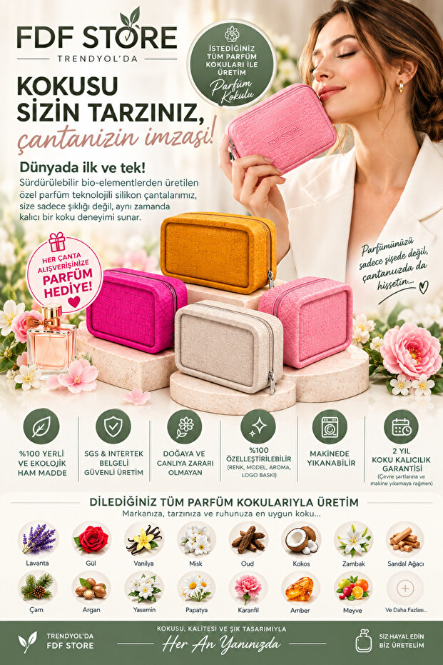 Lbre Scented Cosmetics-Makeup-Travel Bag 2 Years of Fragrance Durability Lbre Perfume with Gift