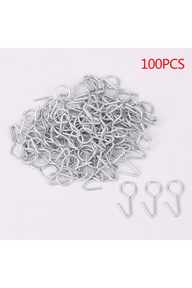 100Pcs Multi-functional Car Seat Cover Fixing Hook S Shaped Seat Cover Fastener