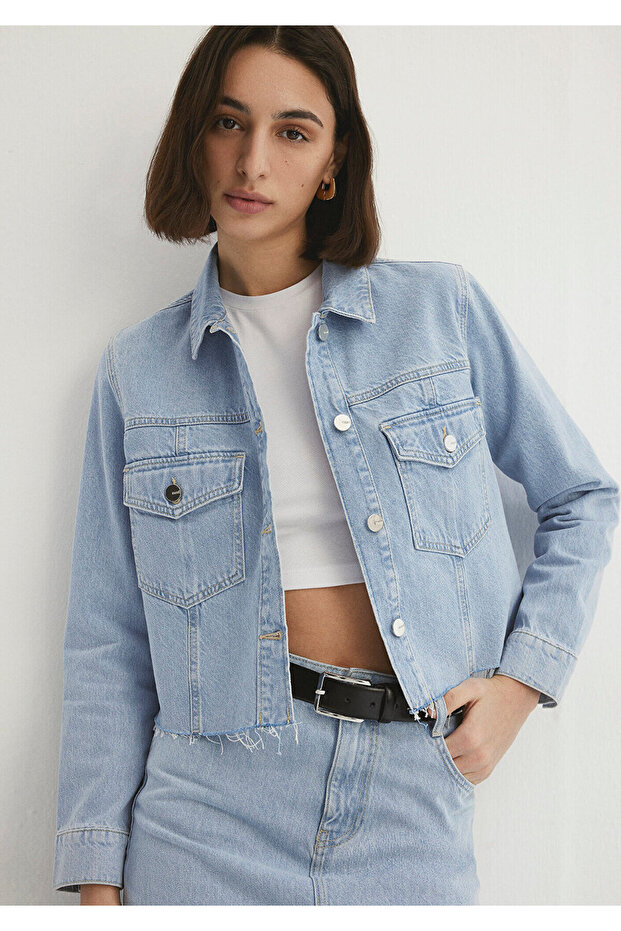 Thalia Premium Blue Ice Jean Jacket 1110289-86792
