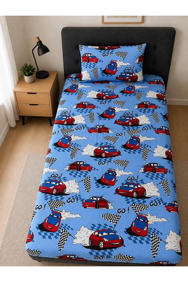 Single Elastic Sheet (with Pillow) Set for Car