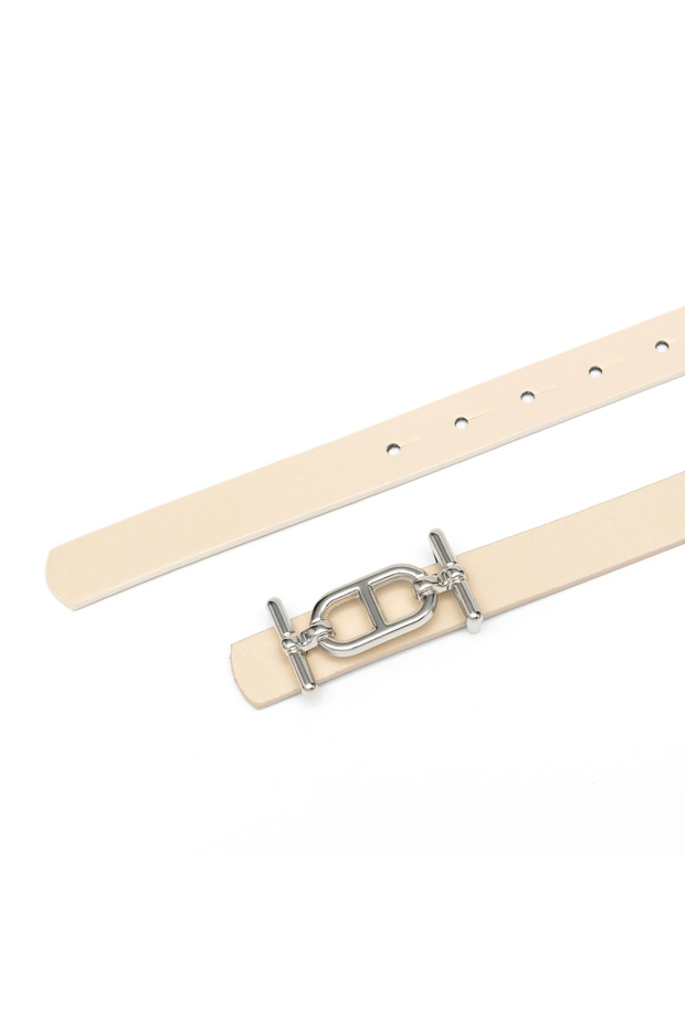 Silver Buckle Women's Belt – Matching with Dresses and Pants