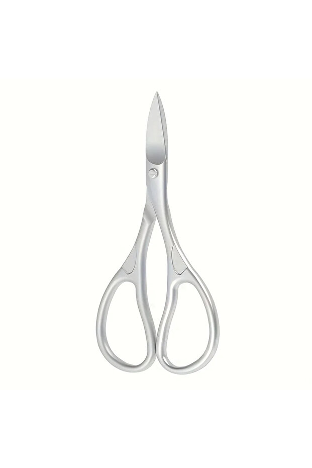 1pc 1pc Stainless Steel Nail Scissors for S & Adults Curved, Concave Blades for Trimming, Durable Pe