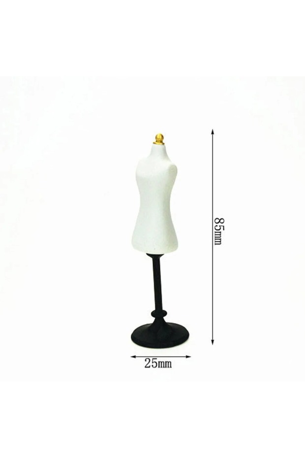 white 1/12 Dollhouse Miniature Accessories Mini Resin Mannequin Simulation Dress Form Model Toys for