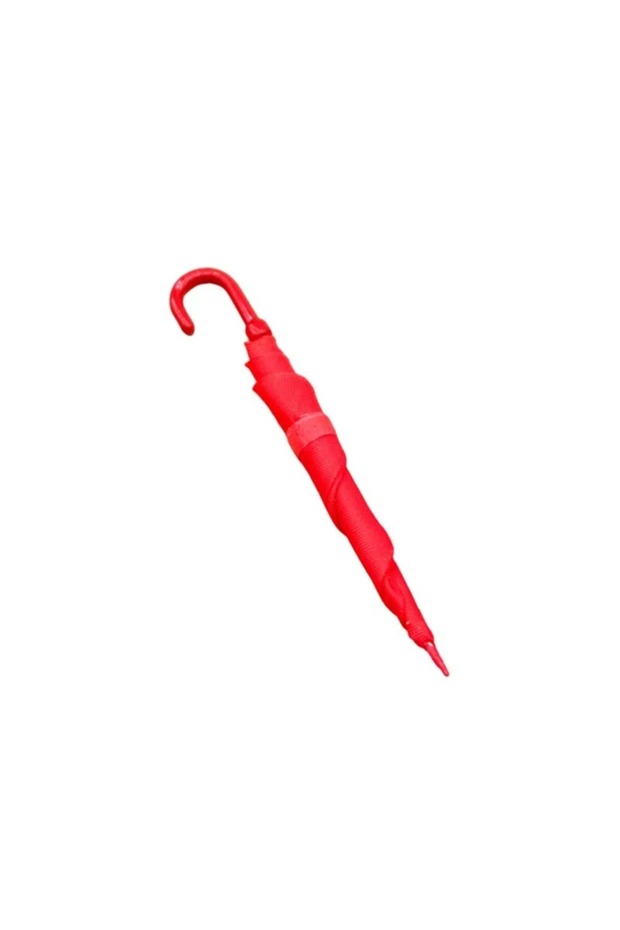 red 1pc Dollhouse Simulation Mini Color Umbrella Cannot Open Retro Miniature Scene Ornament