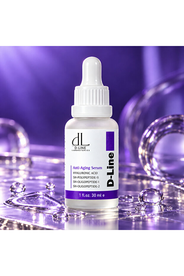 D Line Anti-Aging Serum, Collagen Supported, Young Look, Anti-Aging and Anti-Wrinkle Serum