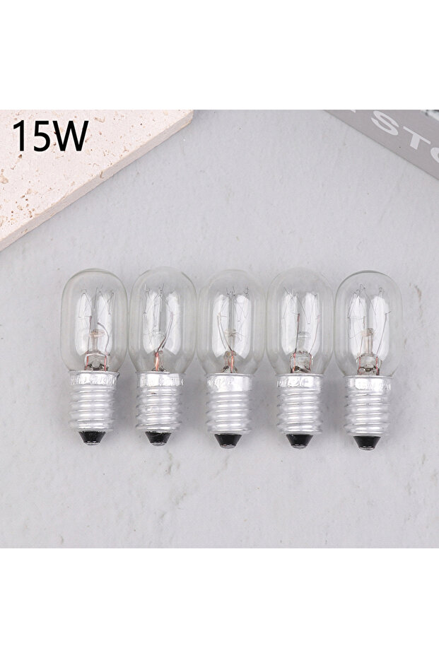 15W 〔YY32〕5Pcs E14 Salt Lamp Globe Bulb 10/15/20/25W 220V-230V Incandescent Bulbs Refrigerat