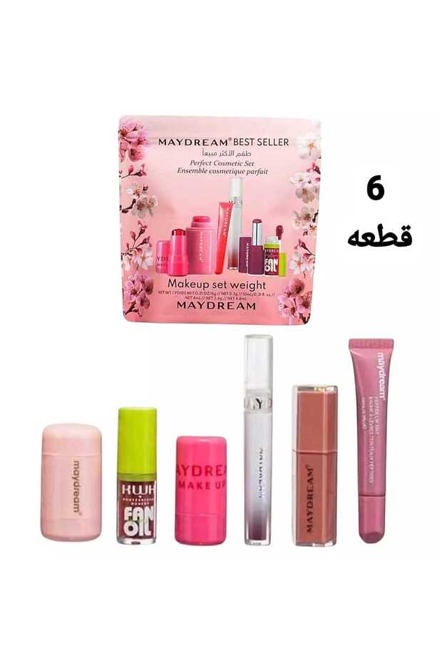 مجموعة الخدود والشفايف 6 قطعه