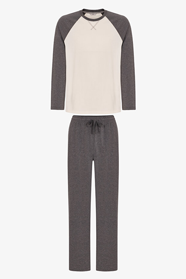 Men's Contour Ease Pants Long Sleeve Pajama Set