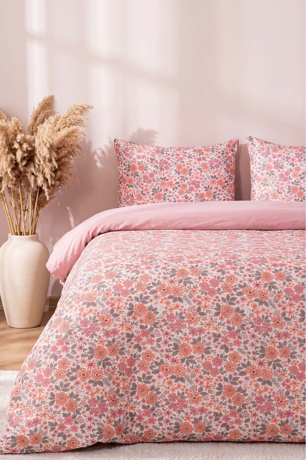 Pink Spring Double Summer Cotton Duvet Cover Set