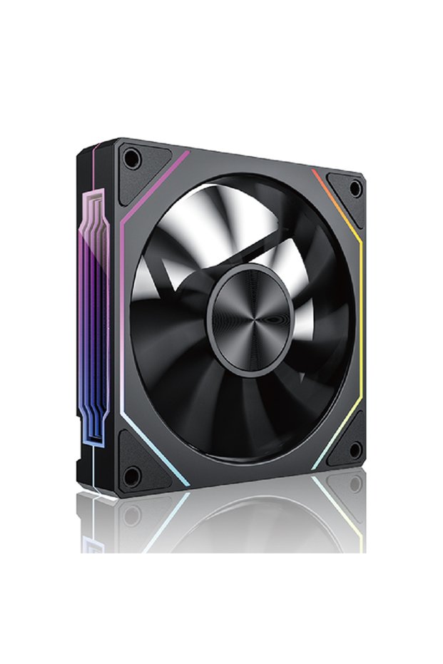 A-RGB Other Black REGULAR OEM PRISM 5 PRO Computer Chassis Fan 12cm ARGB 4 Pin PWM Quiet Cooling Fan
