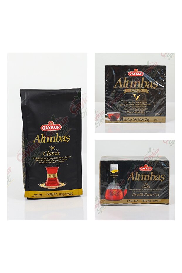 Altinbaş Classic 200 Gr Series 1 Pack Bulk 200 Gr 1 Pack Teapot Sachets 200 Gr 40 Packs in a Box 1 Pack Cup Sachets 200 Gr 100 Packs in a Box