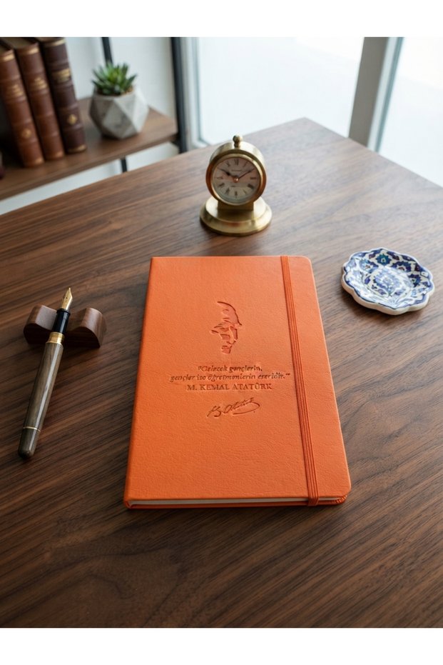Special Design Teacher's Day Gift Thermo Leather Cover Lined Agenda Notebook 15X21 cm