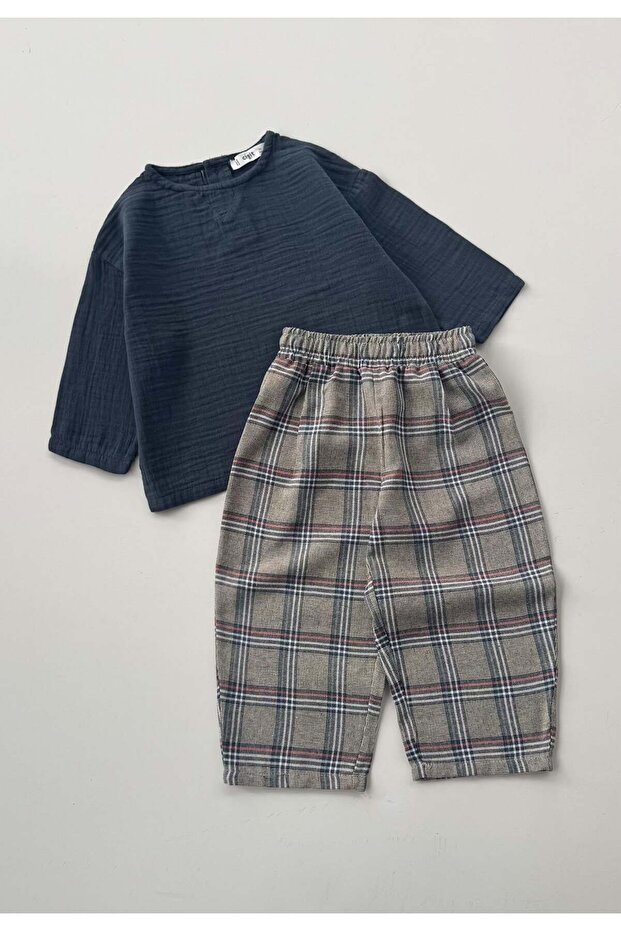 Muslin Sweatshirt Set 2-8 Years Anthracite