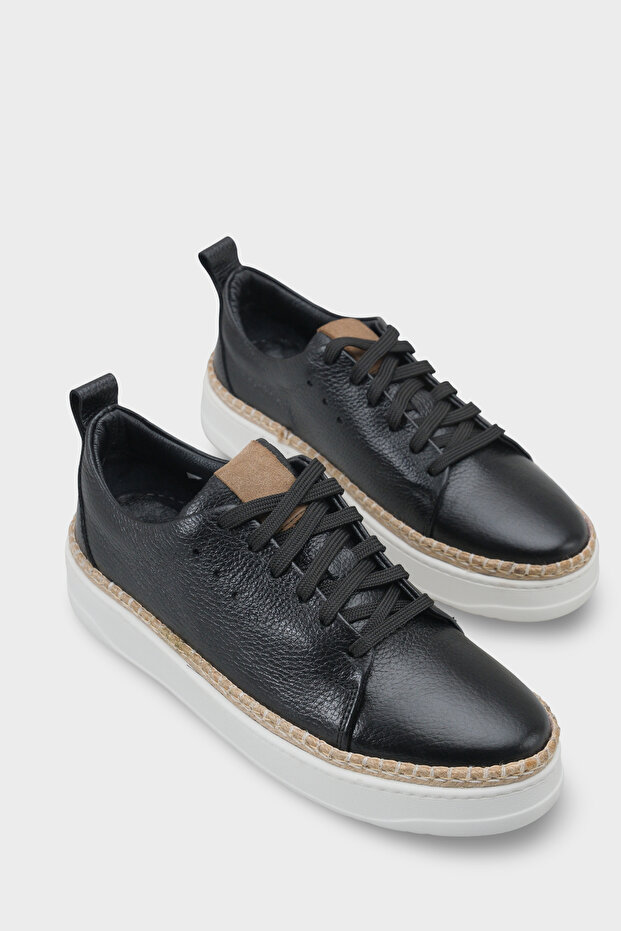 Skippy Genuine Leather Suede Laced Inside H Genuine Leather a Lined Men's Casual S Sneakers Shoes