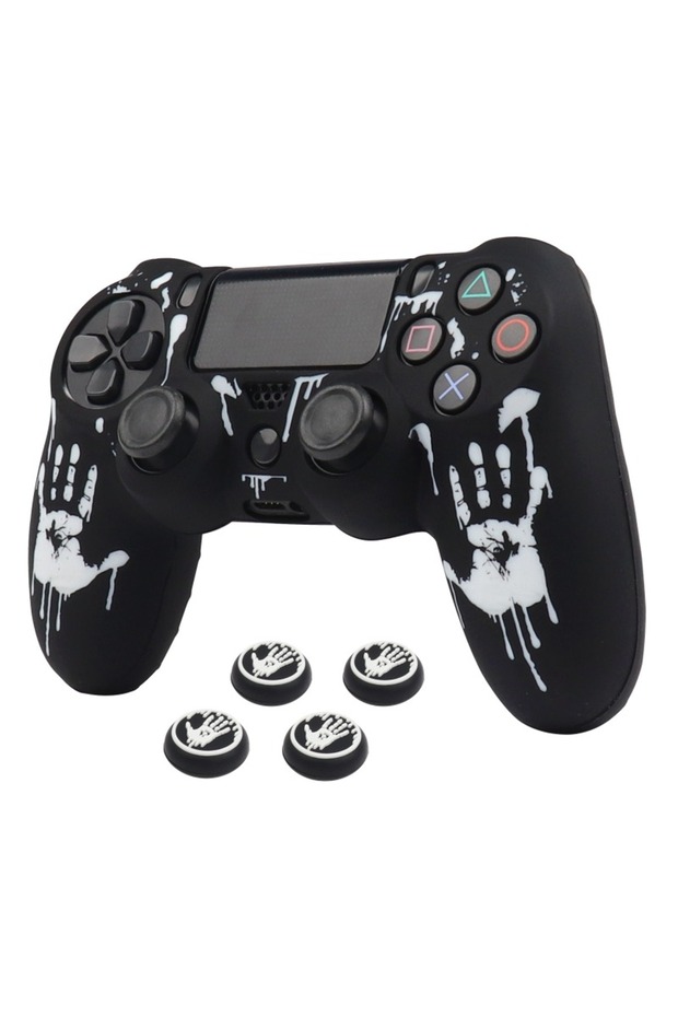 A0469-3 Silicone Soft Controller Cover Case For PS4 Control Skin Covers Joystick Accessories for Pla