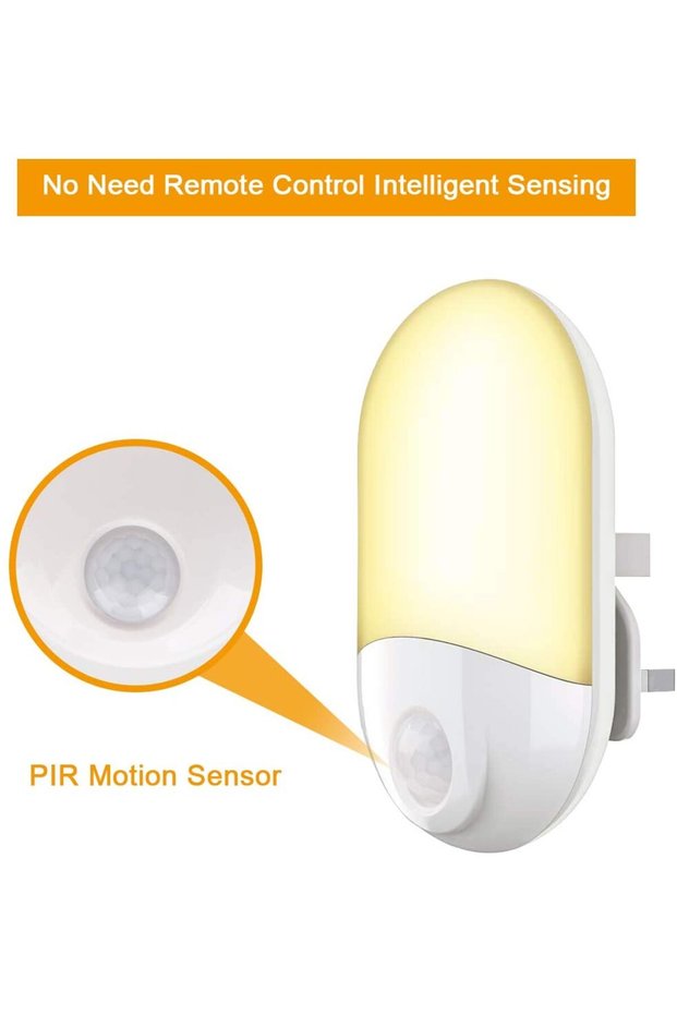 EU Bedside Lamp US EU UK Plug LED PIR Motion Sensor Smart Night Light for Bathroom Home Lamp Lightin