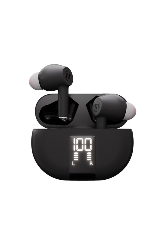 WIRELESS BLUETOOTH EARBUDS TWS MAXPODS BLACK EARBUDS