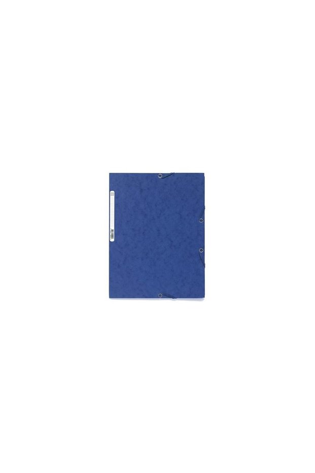 Cardboard Folder with Elastic 400g Blue