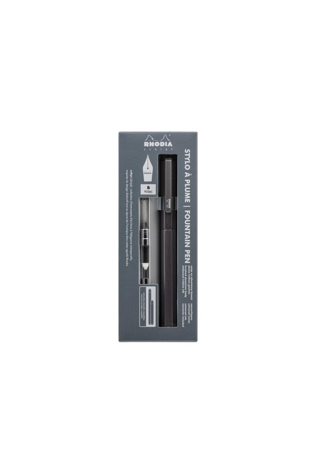 Script pen, B titanium nib