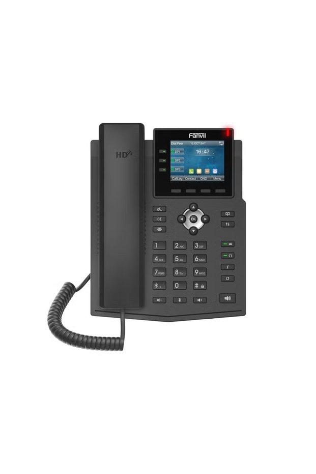 X3U Pro Entry-Level Gigabit IP Phone, Color Screen, 6 SIP Lines, Opus Codec, IPv6, 1000 Entry Phonebook For Small Business
