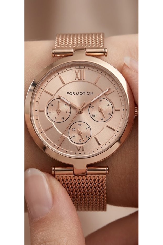 Fm.13695H.02 Steel Case Rose Gold Women's Wristwatch