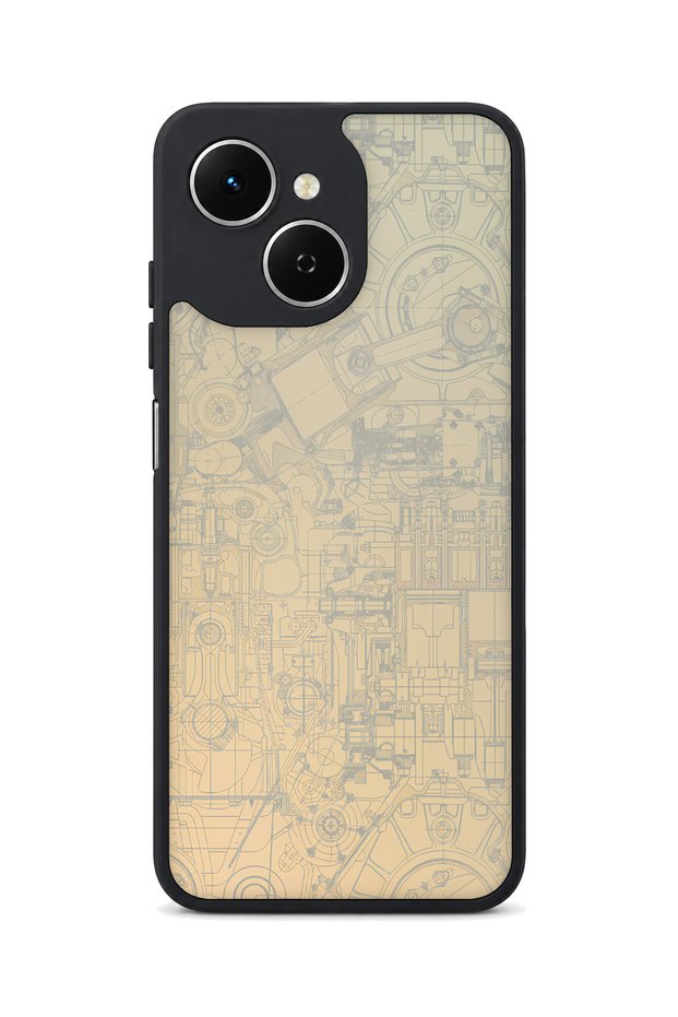 Spark 40C Compatible Technical Patterned Camera Protected Shockproof Case