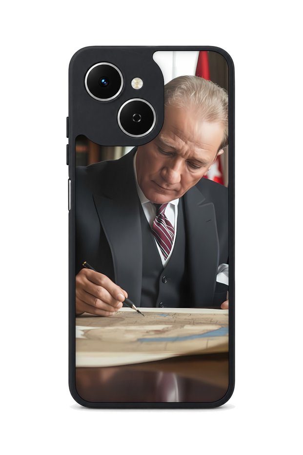 Spark 40C Compatible Ataturk Patterned Camera Protected Shockproof Case