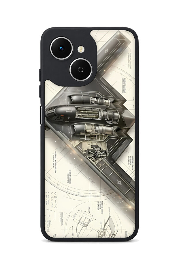 Spark 40C Compatible B Patterned Camera Protected Shockproof Case