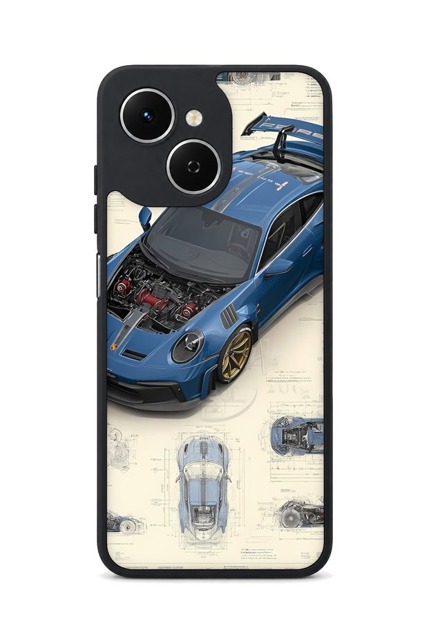 Spark 40C Compatible Porsche Patterned Camera Protected Shockproof Case