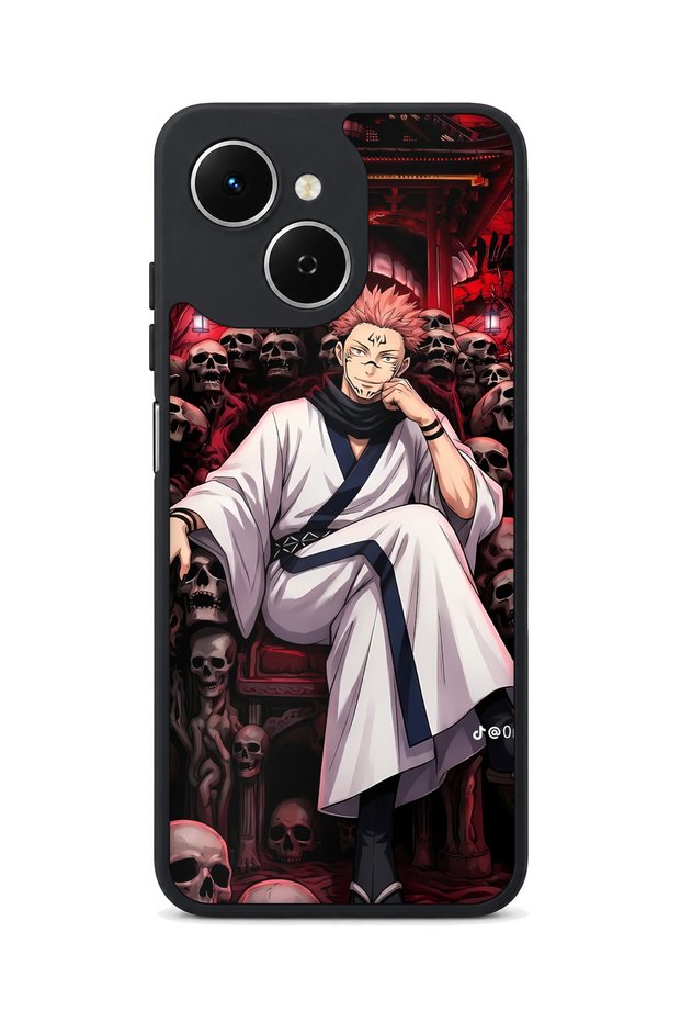 Spark 40C Compatible Sukuna Patterned Camera Protected Shockproof Case