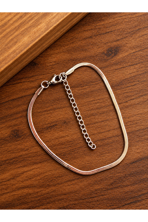 Stainless steel snake bracelet - italian style - 18+5cm (2mm)