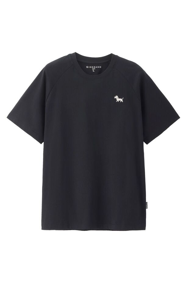 Men's Cool Touch Puppy Raglan Tee