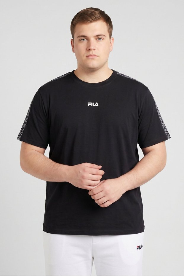 Men Sportswear Fit Short Sleeve Outdoor T-Shirt, Black