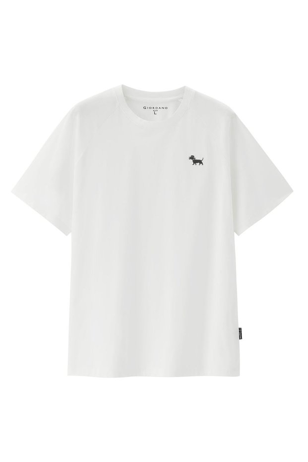 Men's Cool Touch Puppy Raglan Tee