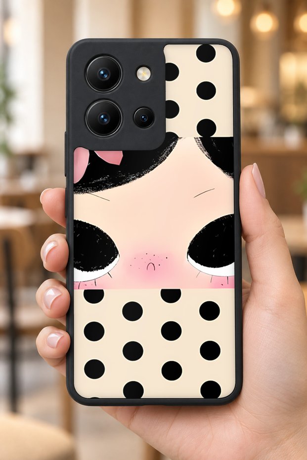 حافظة مقاومة للصدمات متوافقة مع Vivo Y36 مع نمط رسم مخصص لحماية الكاميرا