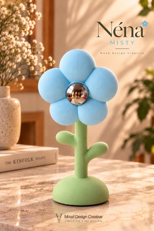 Nena Decorative Desk&Night Lamp (Misty) - Nena Decorative Table and Night Lamp (Blue)