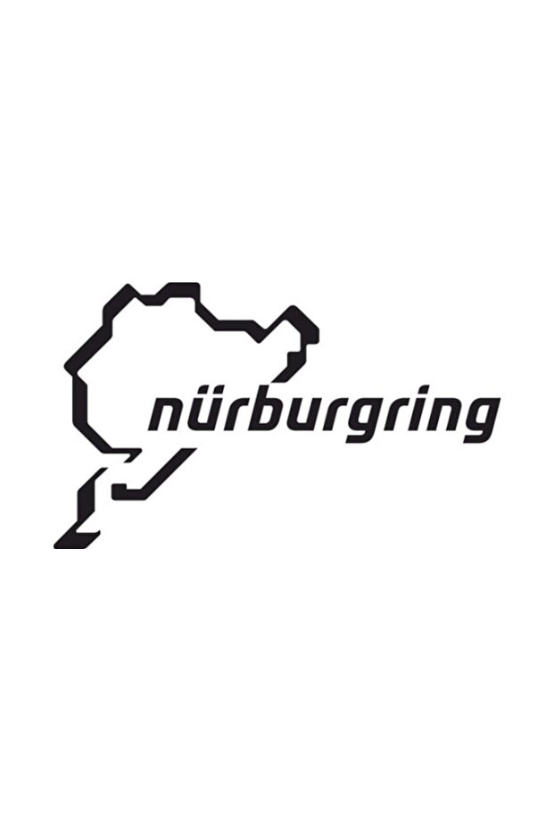 Nürburgring Car Sticker - Car Sticker - Nürburgring Car Sticker Black