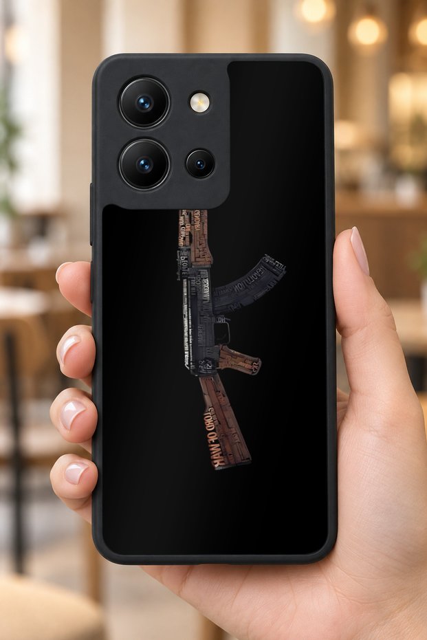 حافظة مقاومة للصدمات متوافقة مع Vivo Y36 مع حماية للكاميرا بنمط AK