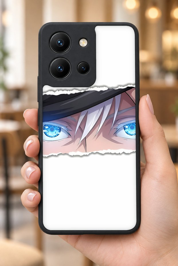 حافظة مقاومة للصدمات متوافقة مع Vivo Y36 مع حماية للكاميرا بنمط Sensei