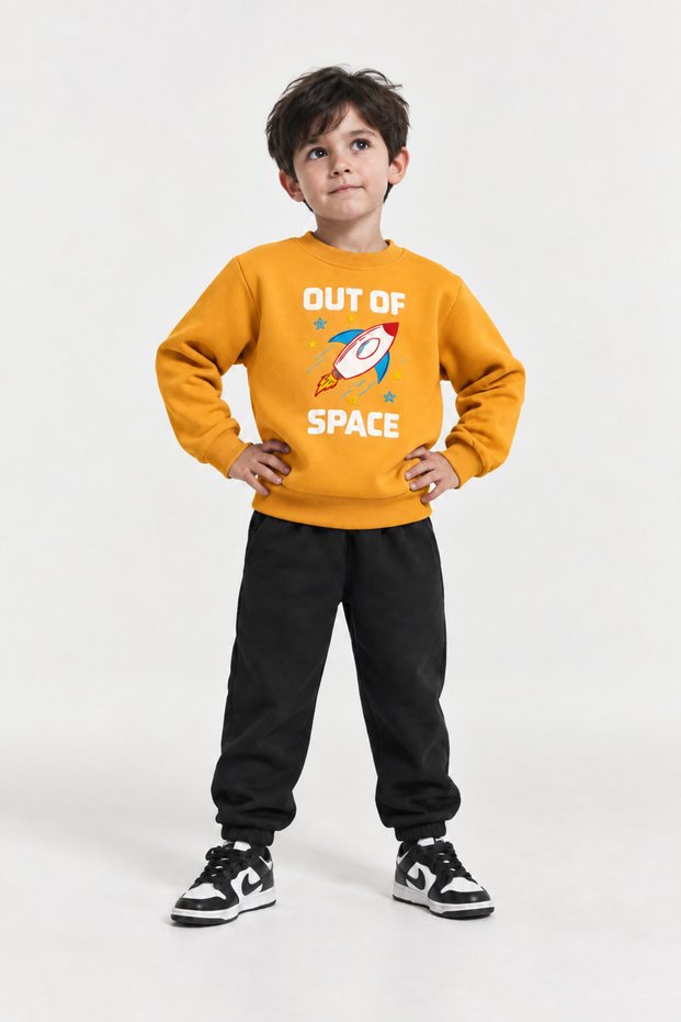 Boy's Fleece Printed Sweatshirt 2-5 Years
