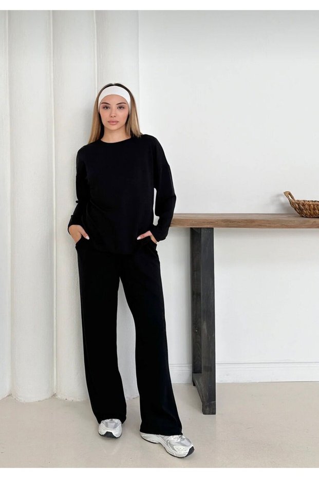 Women's Long Sleeve Premium Soft Fabric Modal Bottom Top Set