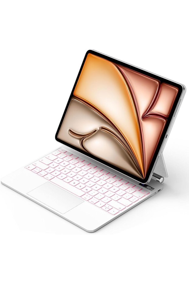 Magnetic Keyboard for iPad Air 13 Inch M4 2026/M3 2025/M2 2024 UK Layout Floating Cantilever Stand